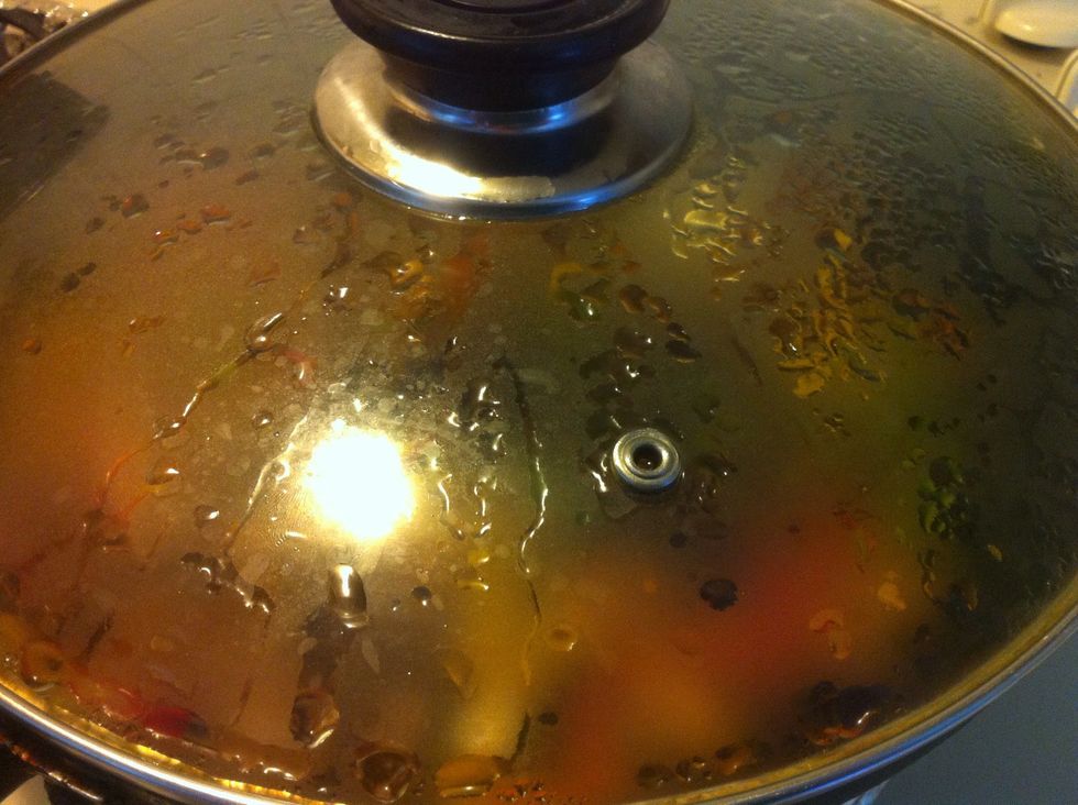 Cover them and leave them for another 2 minutes ..