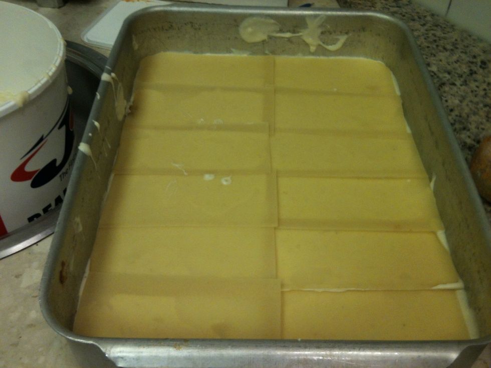 Cover this with pasta.