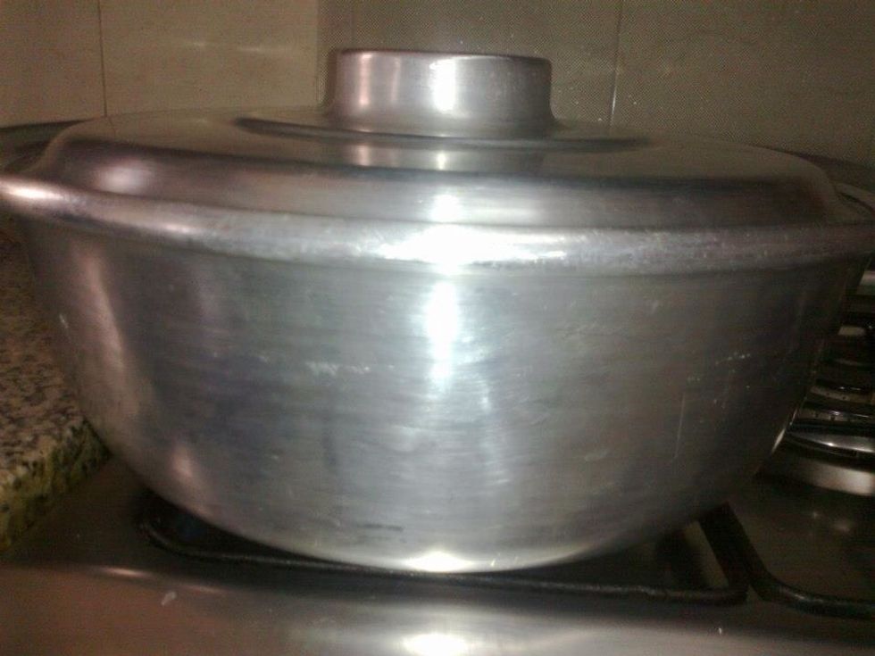 Cover until the rice is cooked ,about 40 minutes