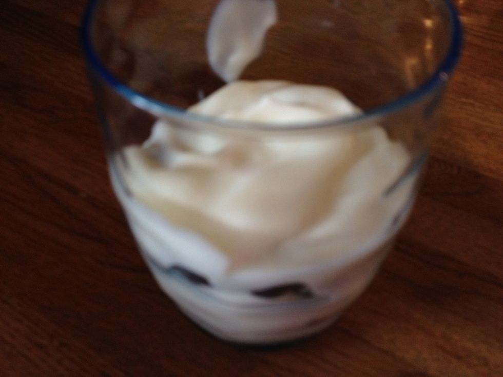 Cover with 2 tbsp. of yogurt
