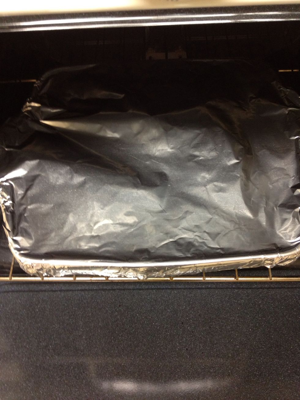 Cover with foil and bake for 25 minutes.