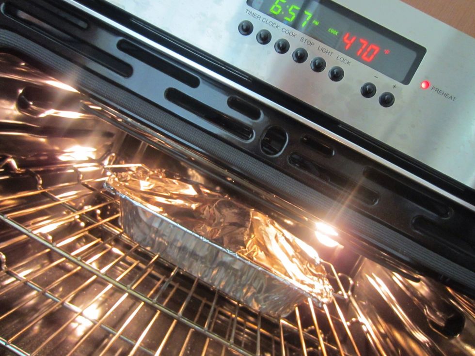 Cover with foil and cook for 15-20 minutes. Take off foil and add 3/4 cups of vegetable broth. Reduce heat to 375. Keep foil off and Cook for another 75-80 minutes.