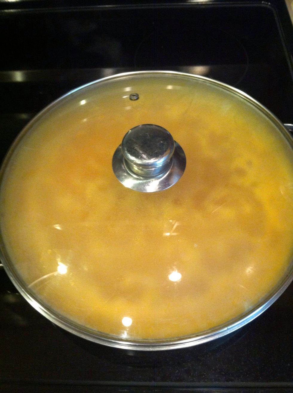 Cover with lid. And lower temperature.