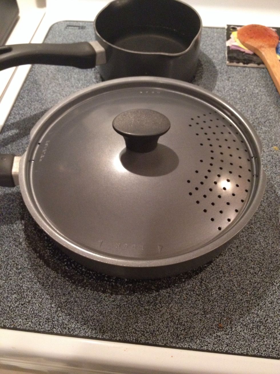 Cover with lid and reduce heat to low.