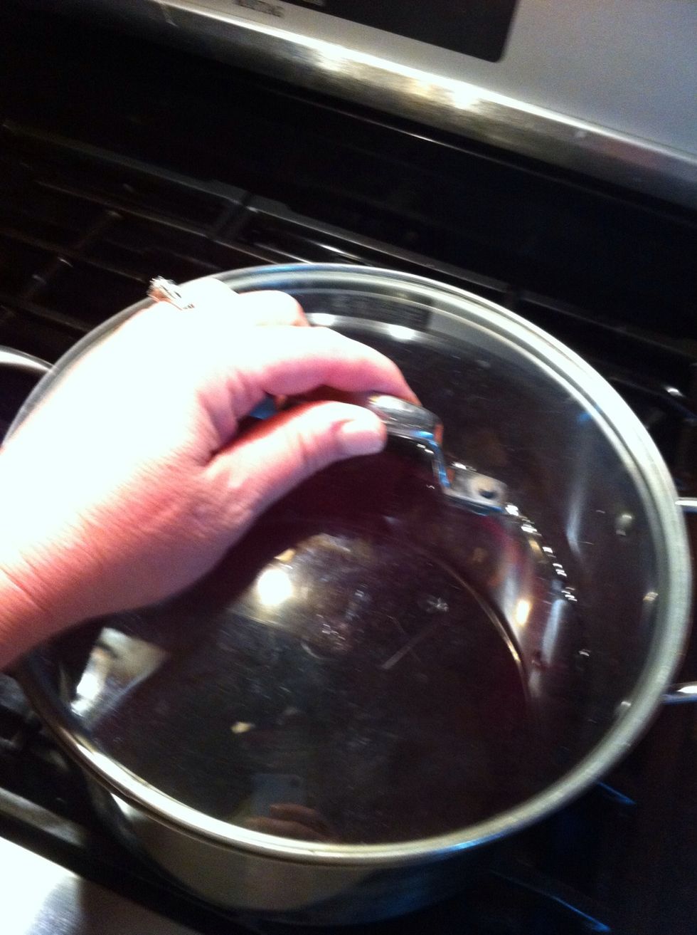 Cover with lid and start on low heat. \ud83d\udd25