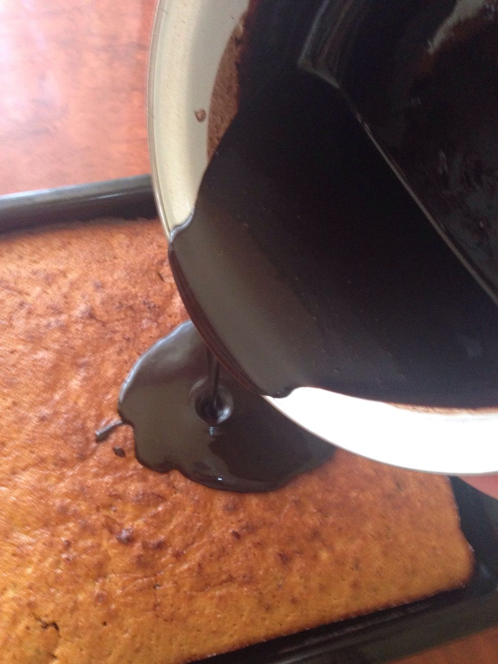 Cover with tour favourite ganache or frosting. Let set for about 2 hours