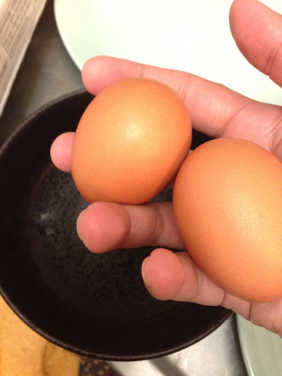 Crack 2 eggs\ud83d\udc23\ud83d\udc23\ud83d\udc23