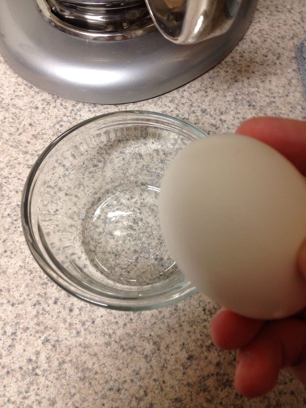 Crack eggs in a separate dish in case they are bad.