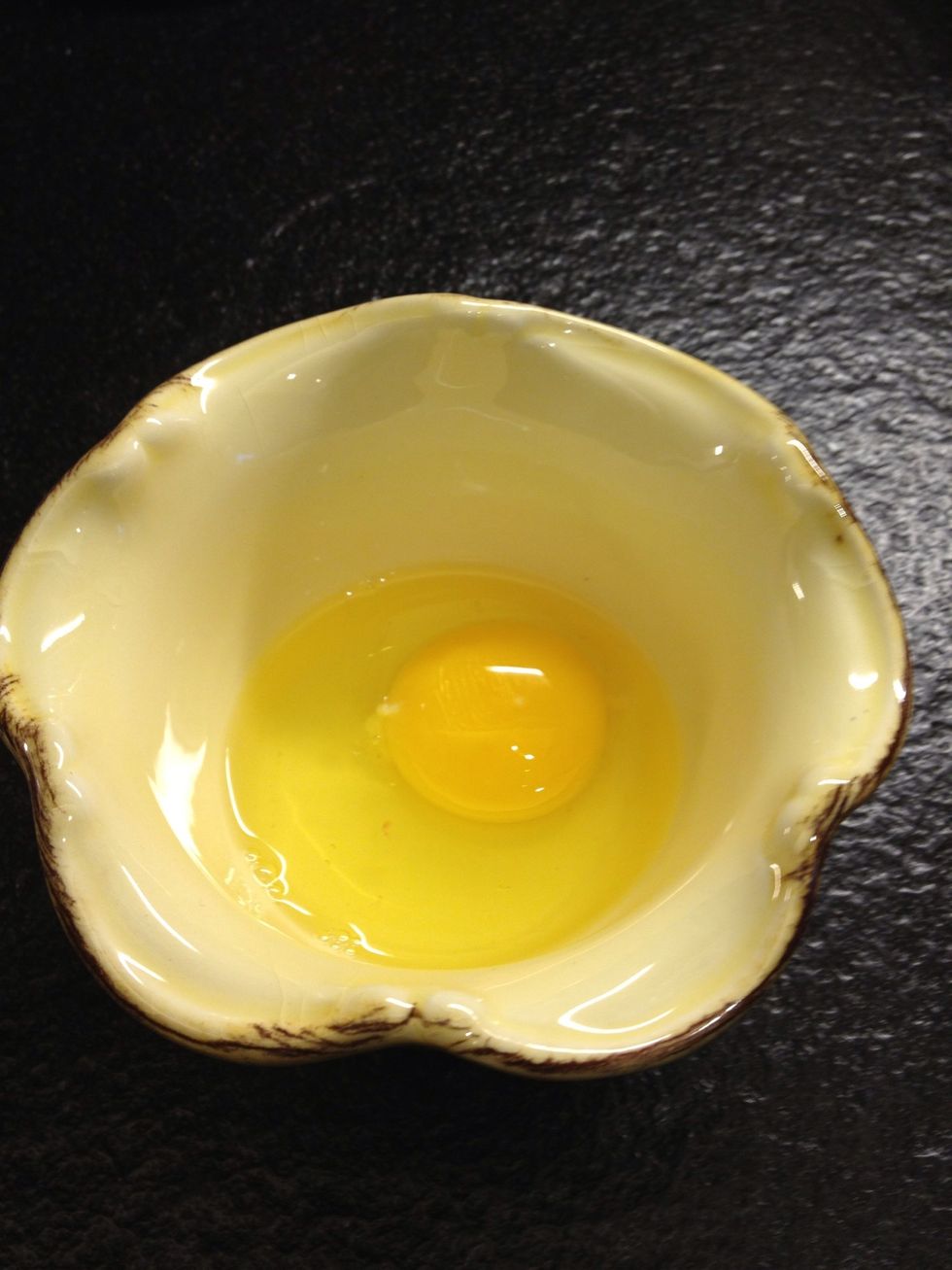 Crack it to a container