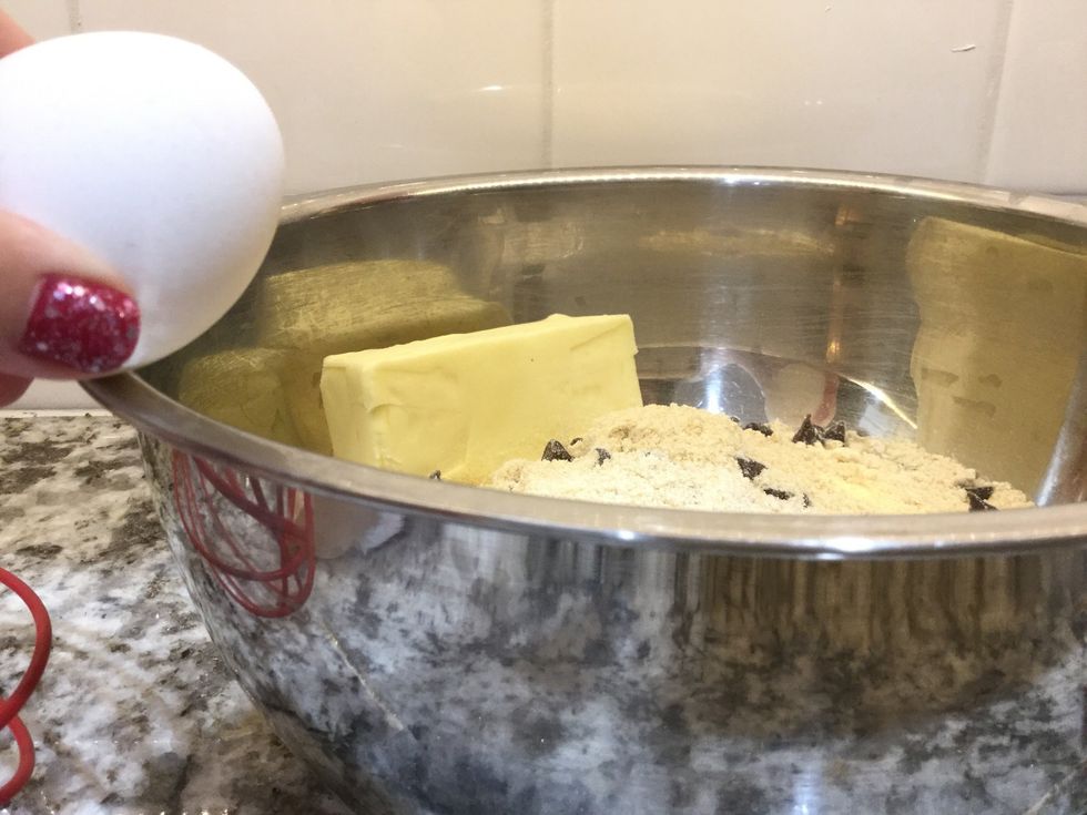 Crack the egg \ud83c\udf73