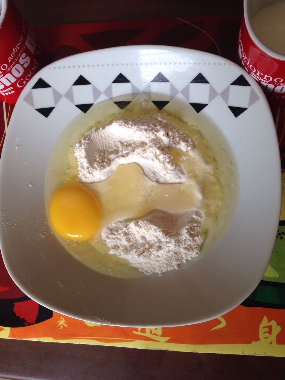 Crack the egg