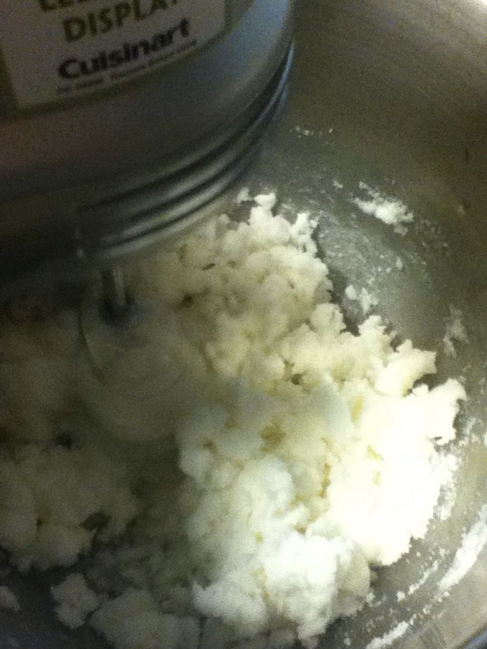 Cream butter and sugar