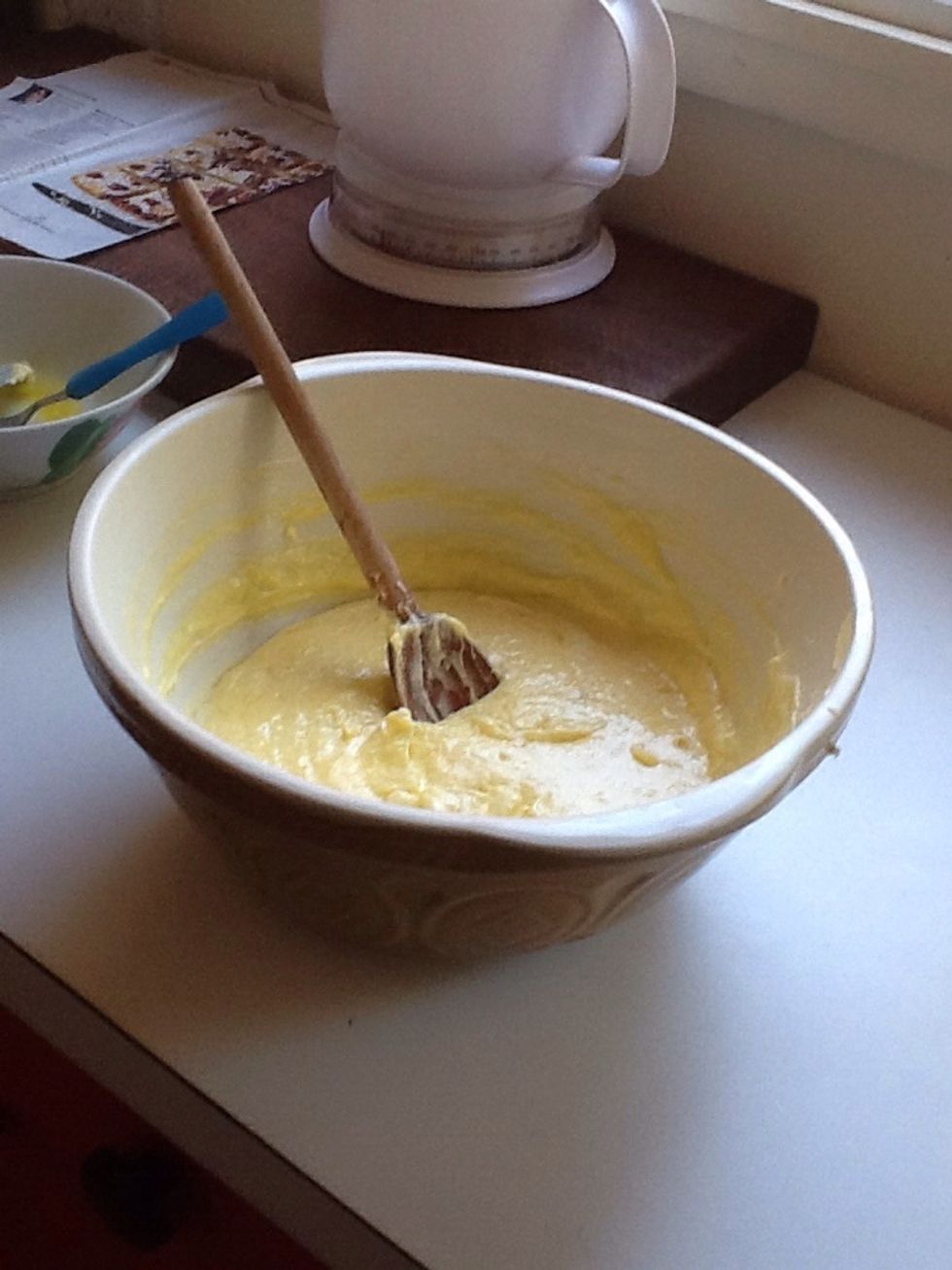 Cream butter and sugar