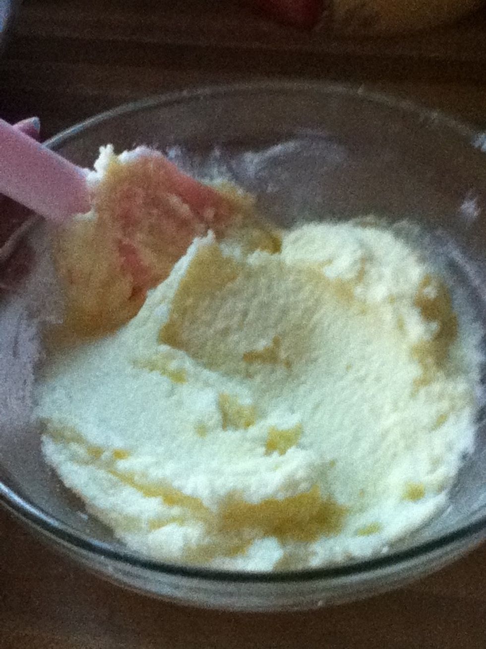 Cream butter till it looks like this.