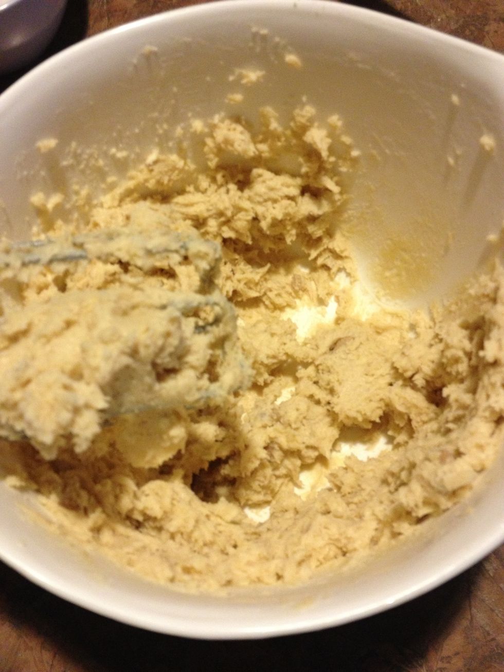 Cream the sugar.