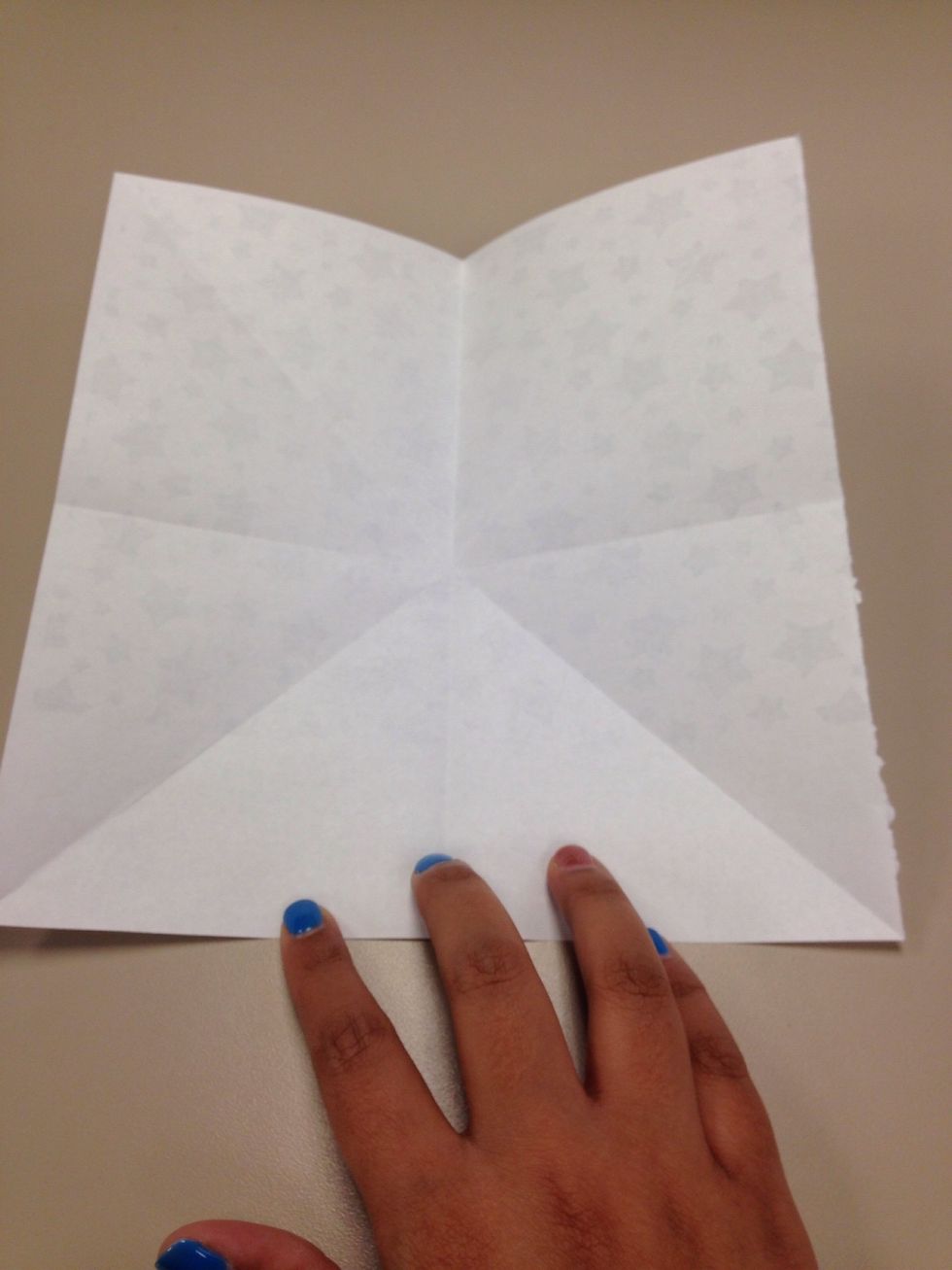 Crease everything well