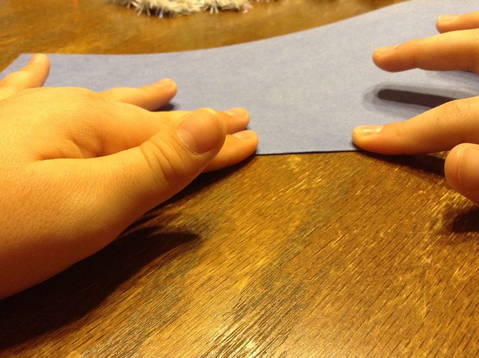 Crease paper where it needs creased