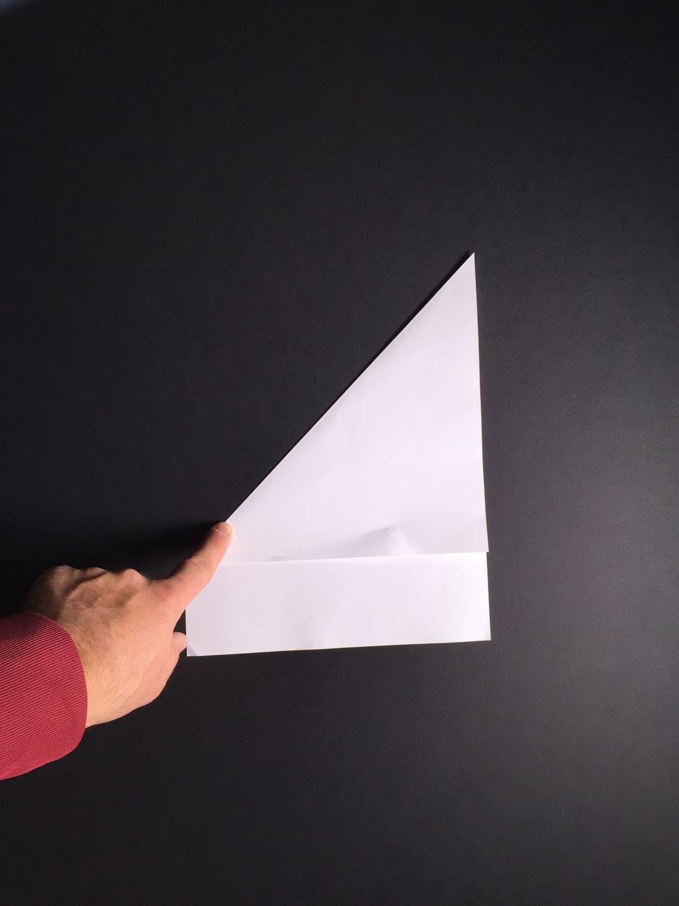 Crease. Then unfold.