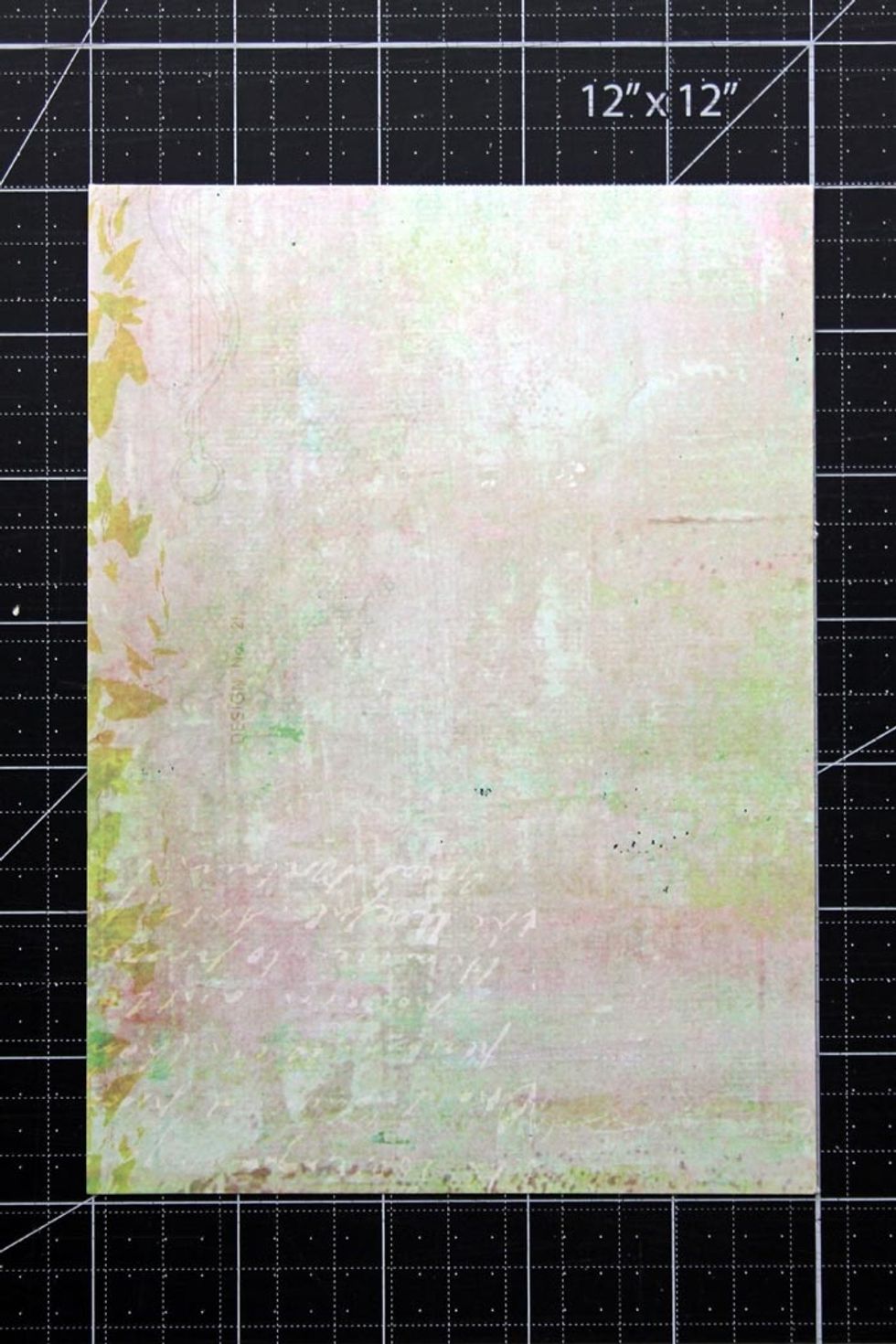 Create a 5 \u00bc\u201d x 7 \u00bc\u201d card base using white card stock. Create a 5\u201d x 7\u201d mat using Royal Menagerie Paper \u2013 Penny for Your Thoughts.\u201d