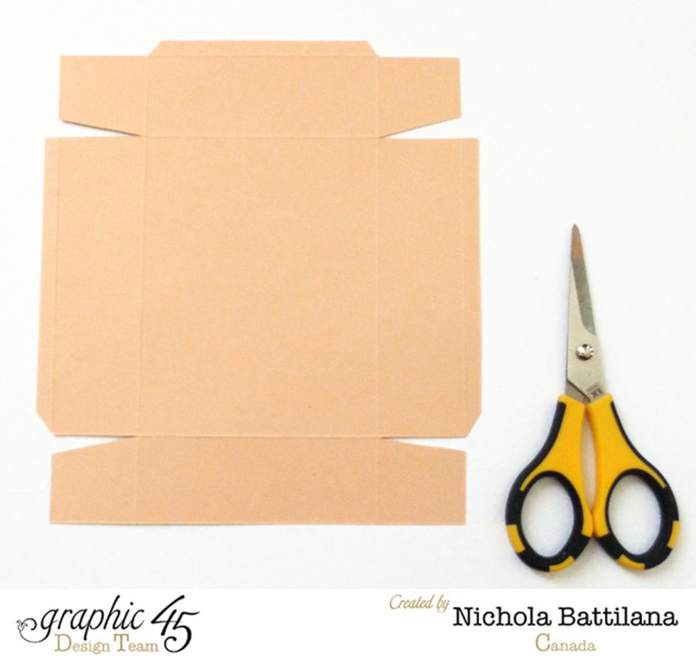 Create a box using Core'dinations card stock and the template available at http://pixiehill.com/G45Spellbinder_BoxTemplate.pdf