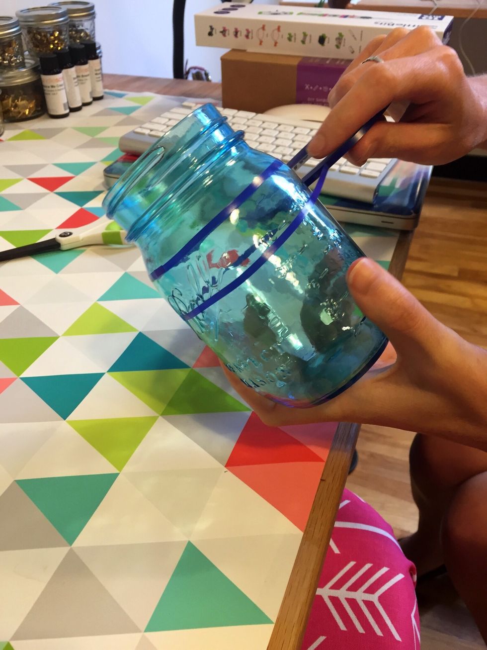 Create a design using tape