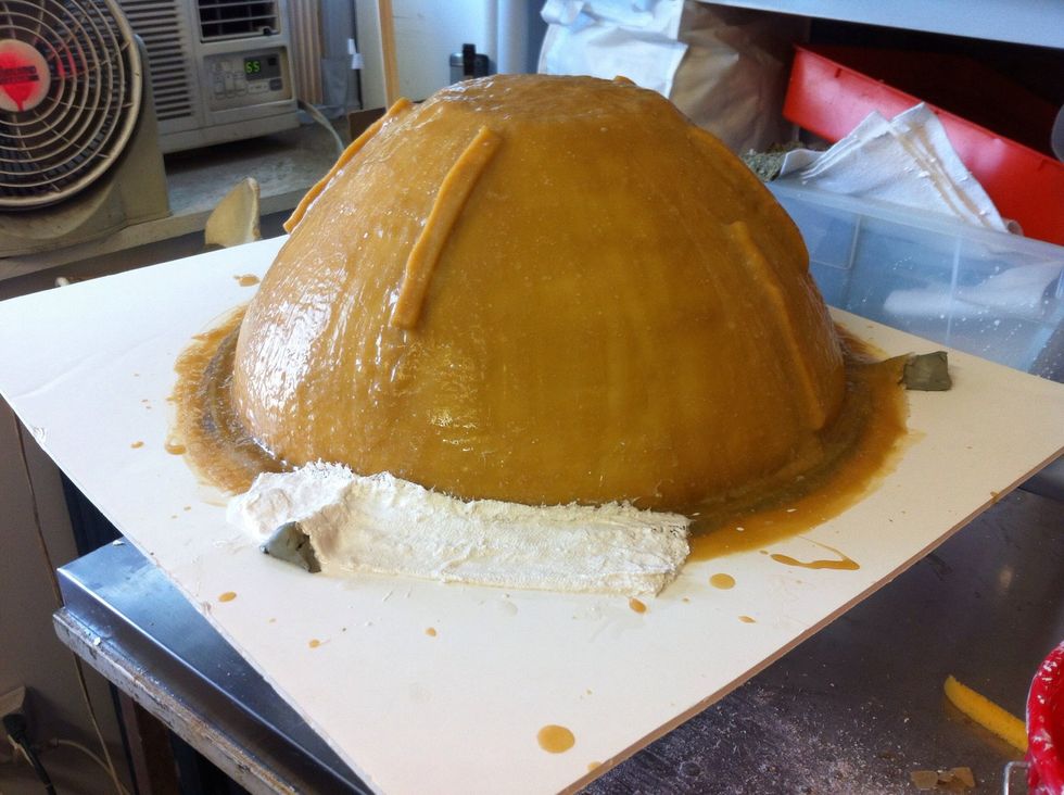 Create a flange larger then your latex flange.