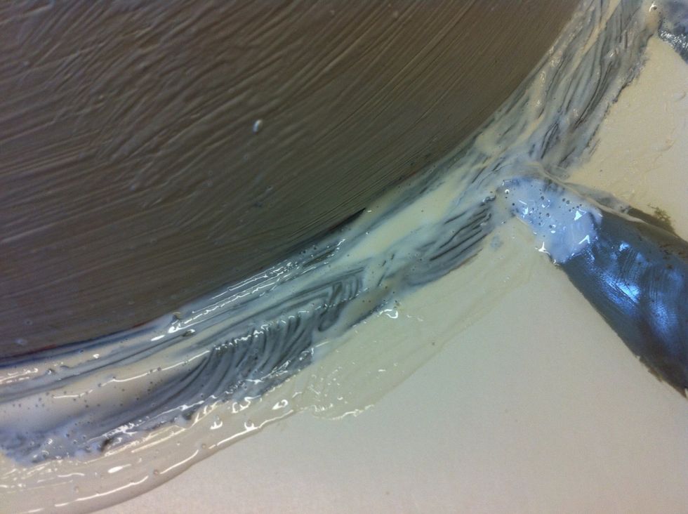 Create a flange that covers past the ridge.