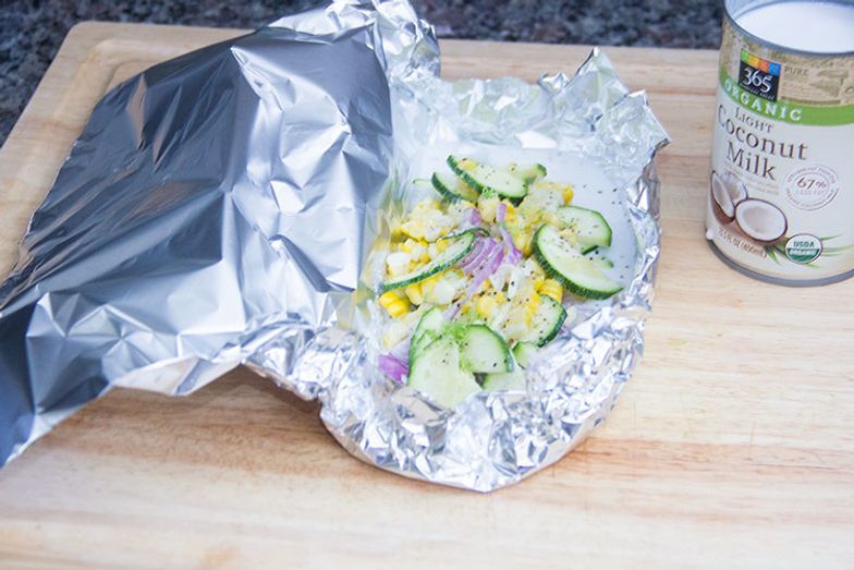 How to make easy grilled coconut-lime fish foil packets - B+C Guides