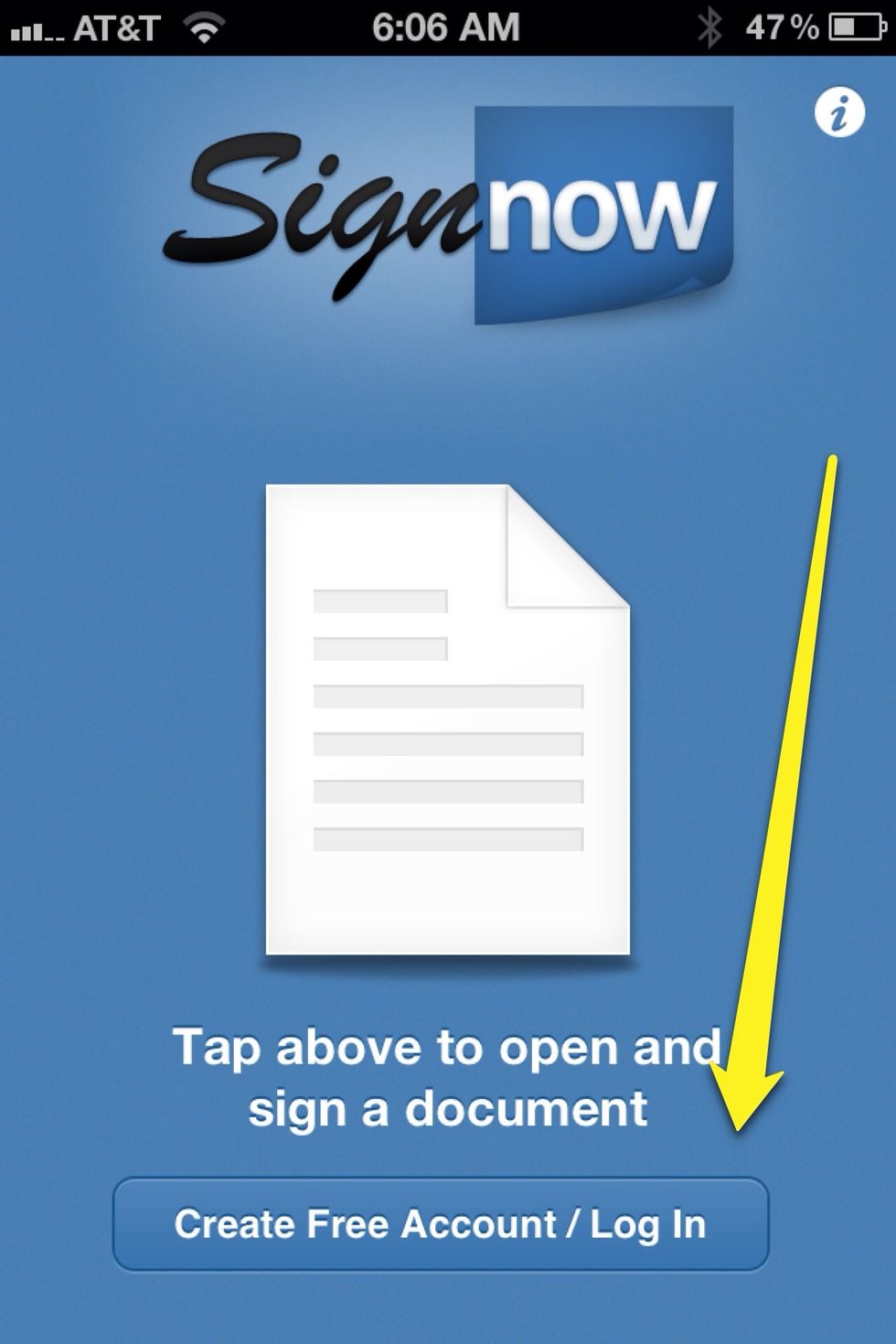 Create a free account (optional)