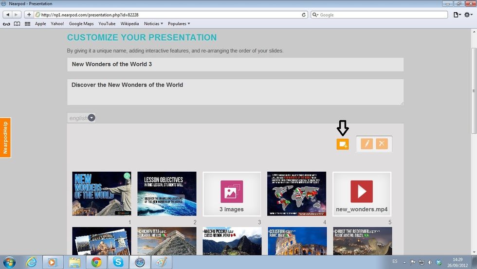 Create a new NPP or edit an existing one. Select the Add+ button to add an interactive feature.