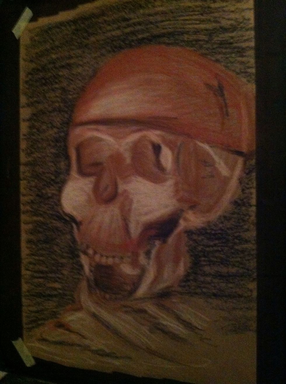 Create a rich dimensional value study by layering lines and values from the conte crayons while leaving the paper as one of your values as well.