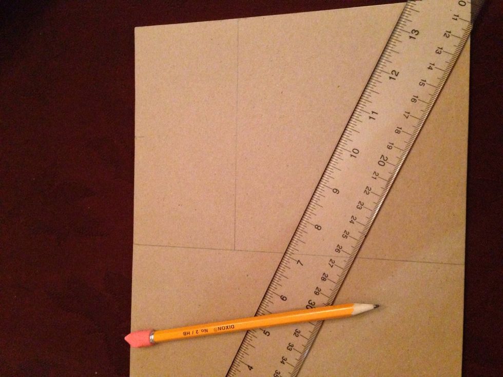 Create a stencil out of a piece of cardboard.