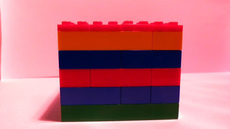 Create a thin layer above the 5th thick layer.