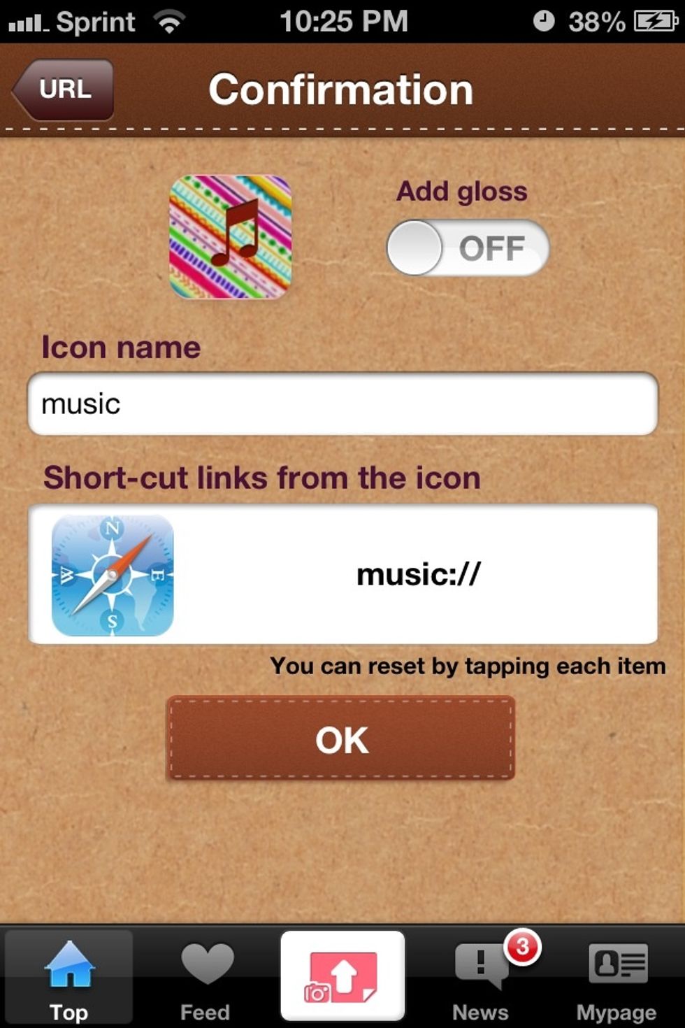 Create name as select ok