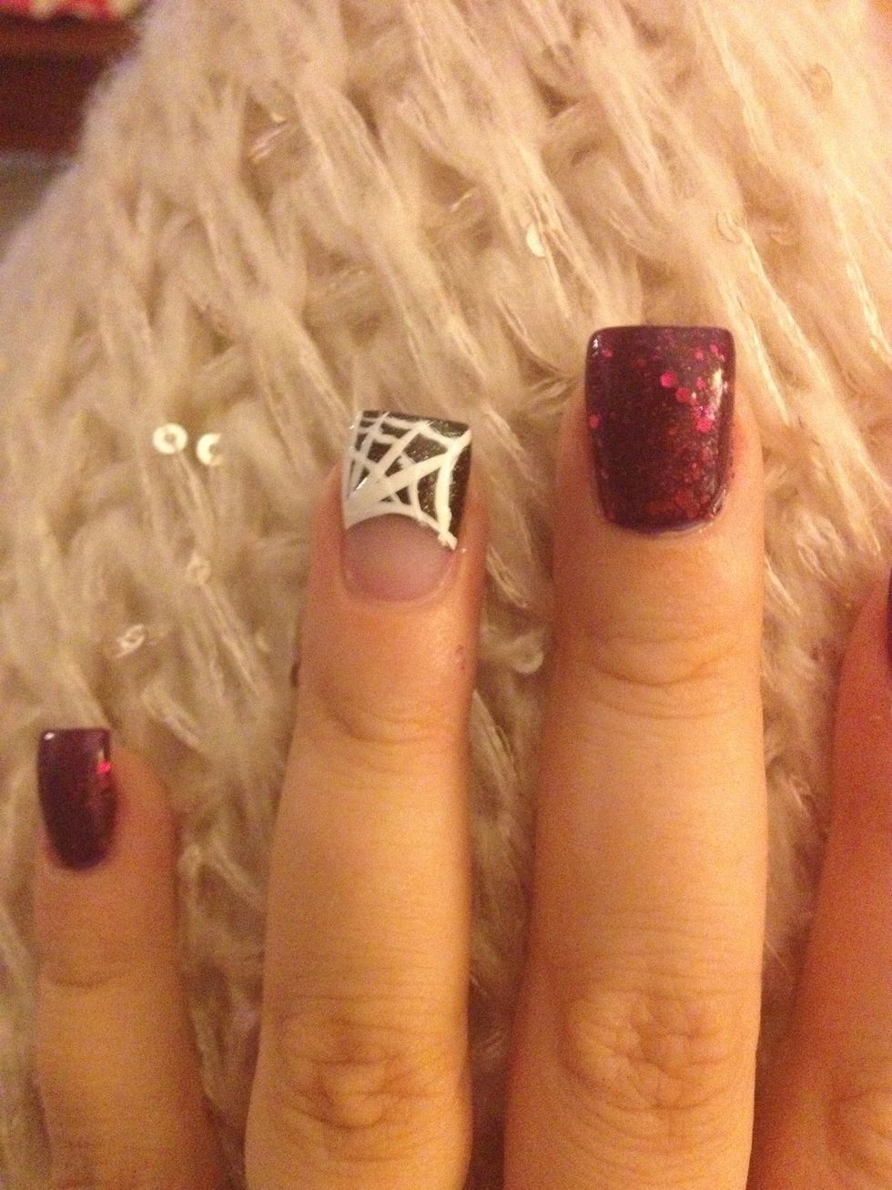 Create small lines joining the larger lines together!