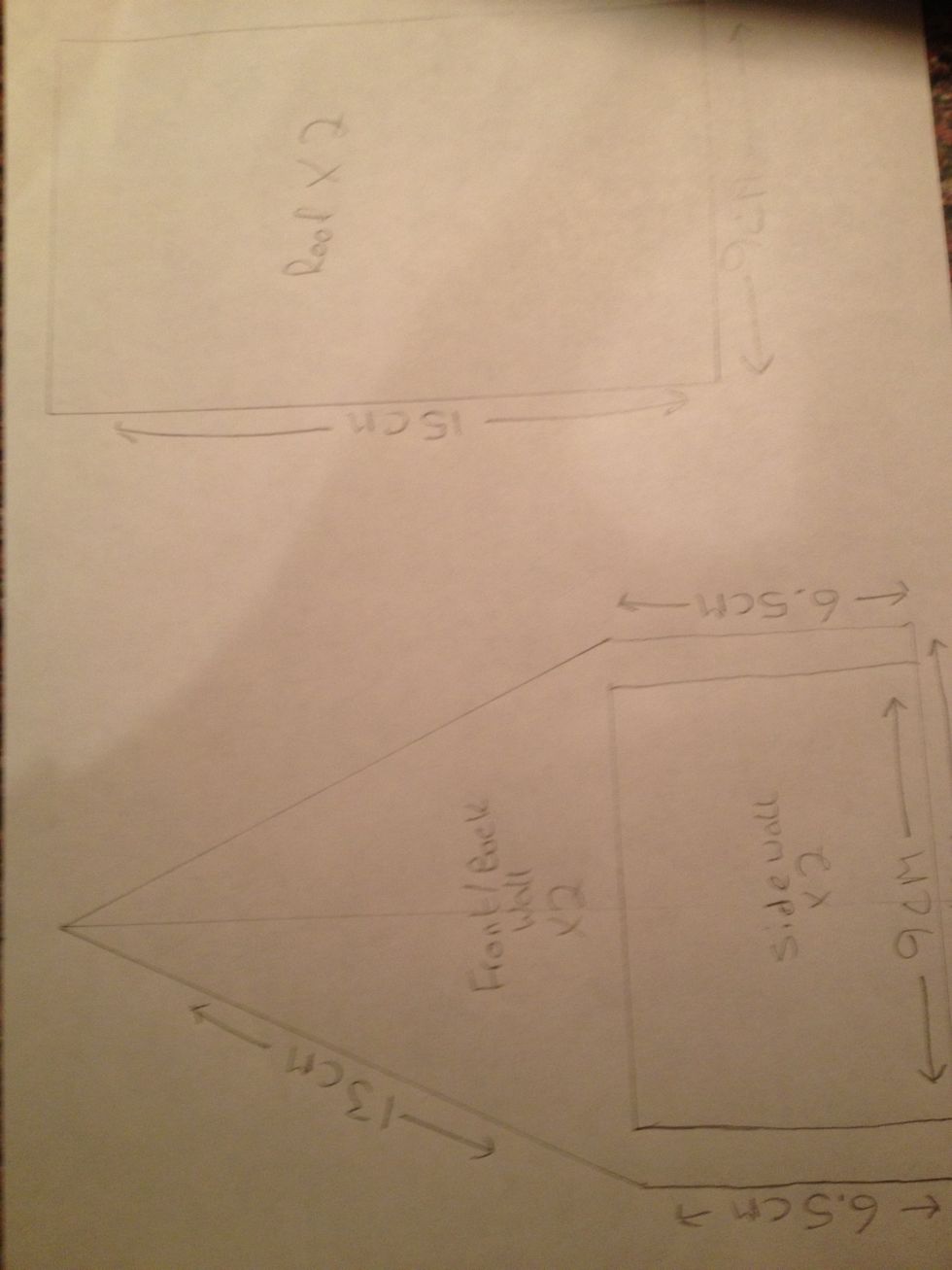 Create some EVIL blueprints! This is the only fiddly part, copy the required amount of the templates onto grease proof paper