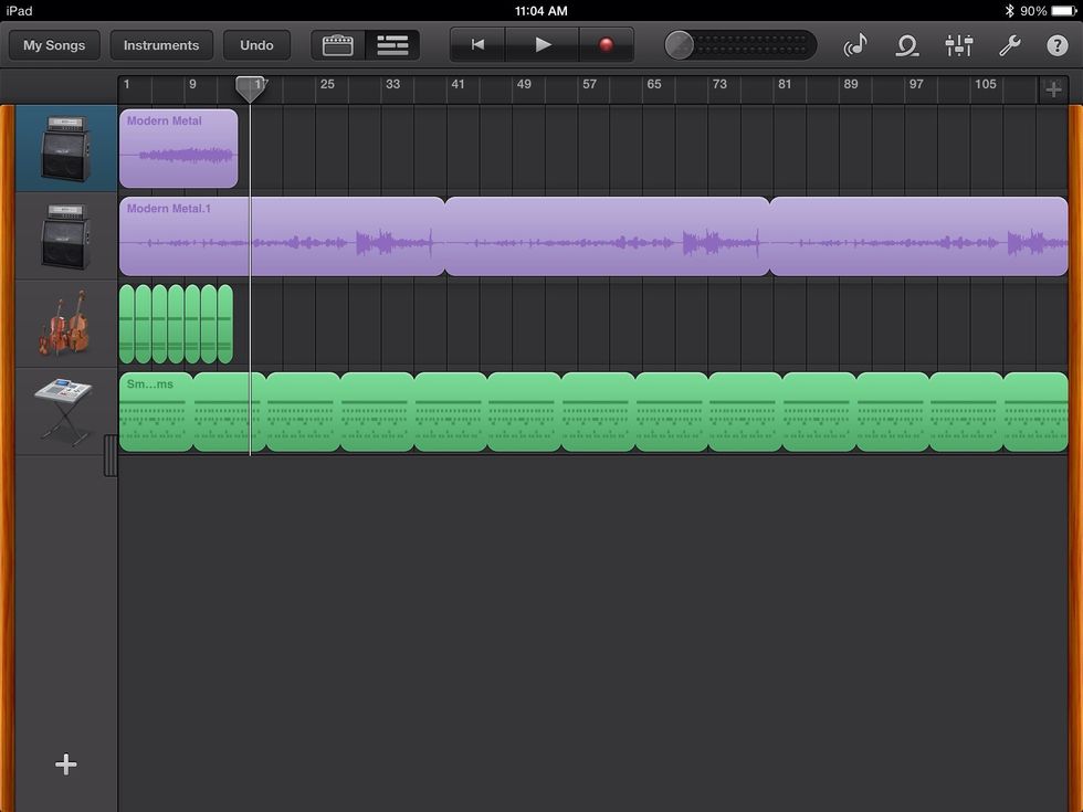 Cree ritmo y lanzamietos. Defina el tono. "GarageBand" es un m\u00e9todo excelente para desarrollar una melod\u00eda.