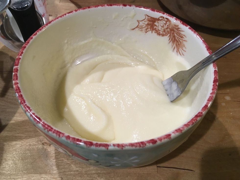 Creme the butter and sugar