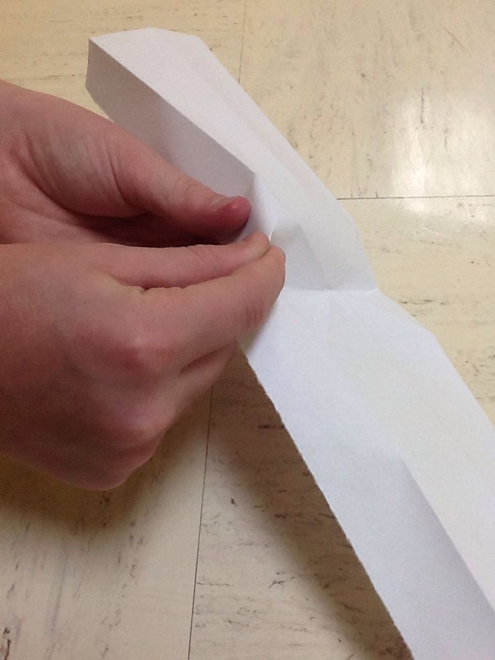 Crimp the diamond shape