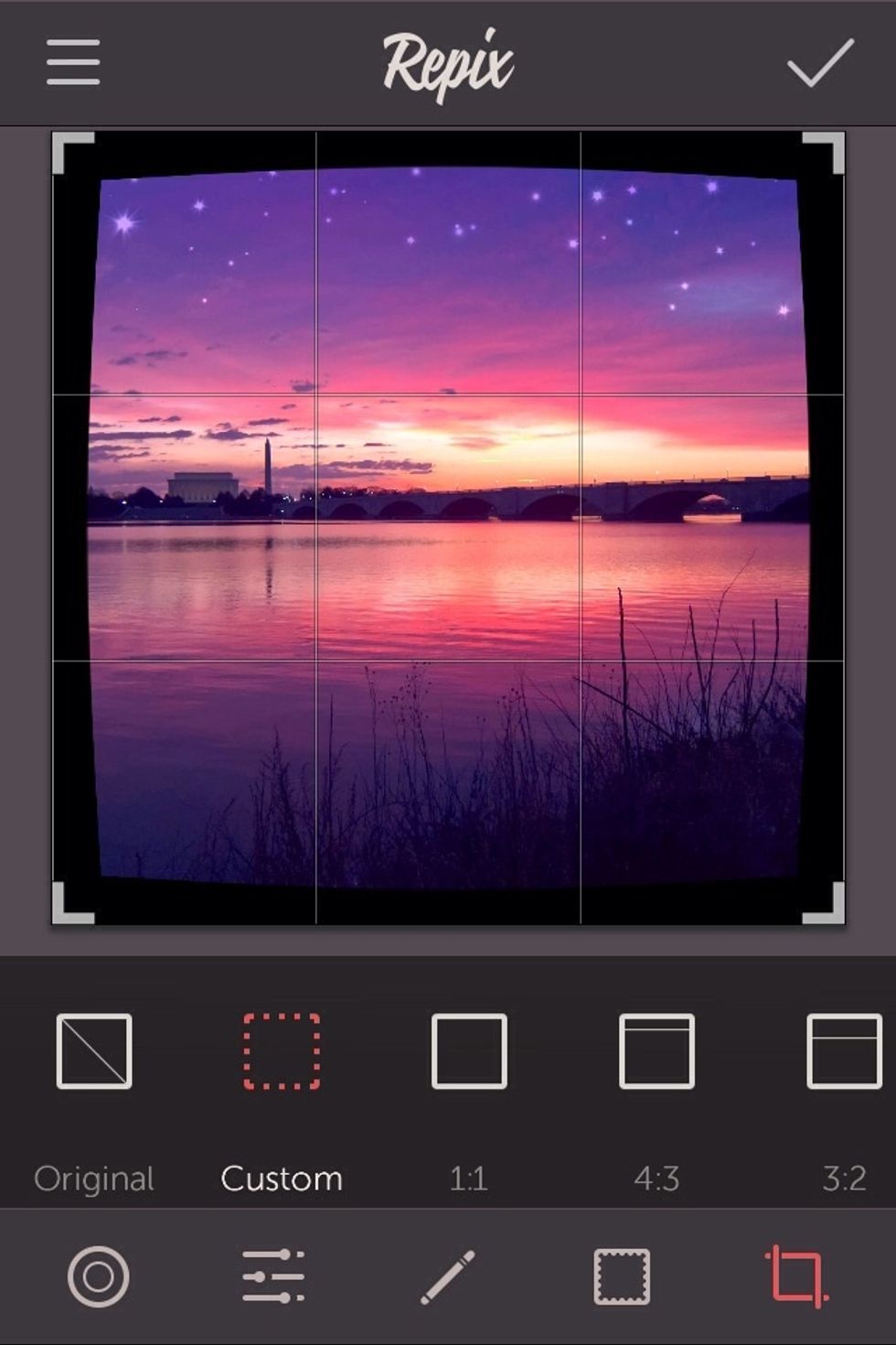 Crop your photo if you want...