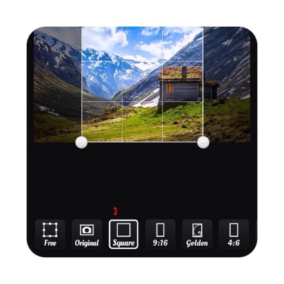 Cropping give you a second chance to frame your photos and improve it compositions. Try to find a balance!
