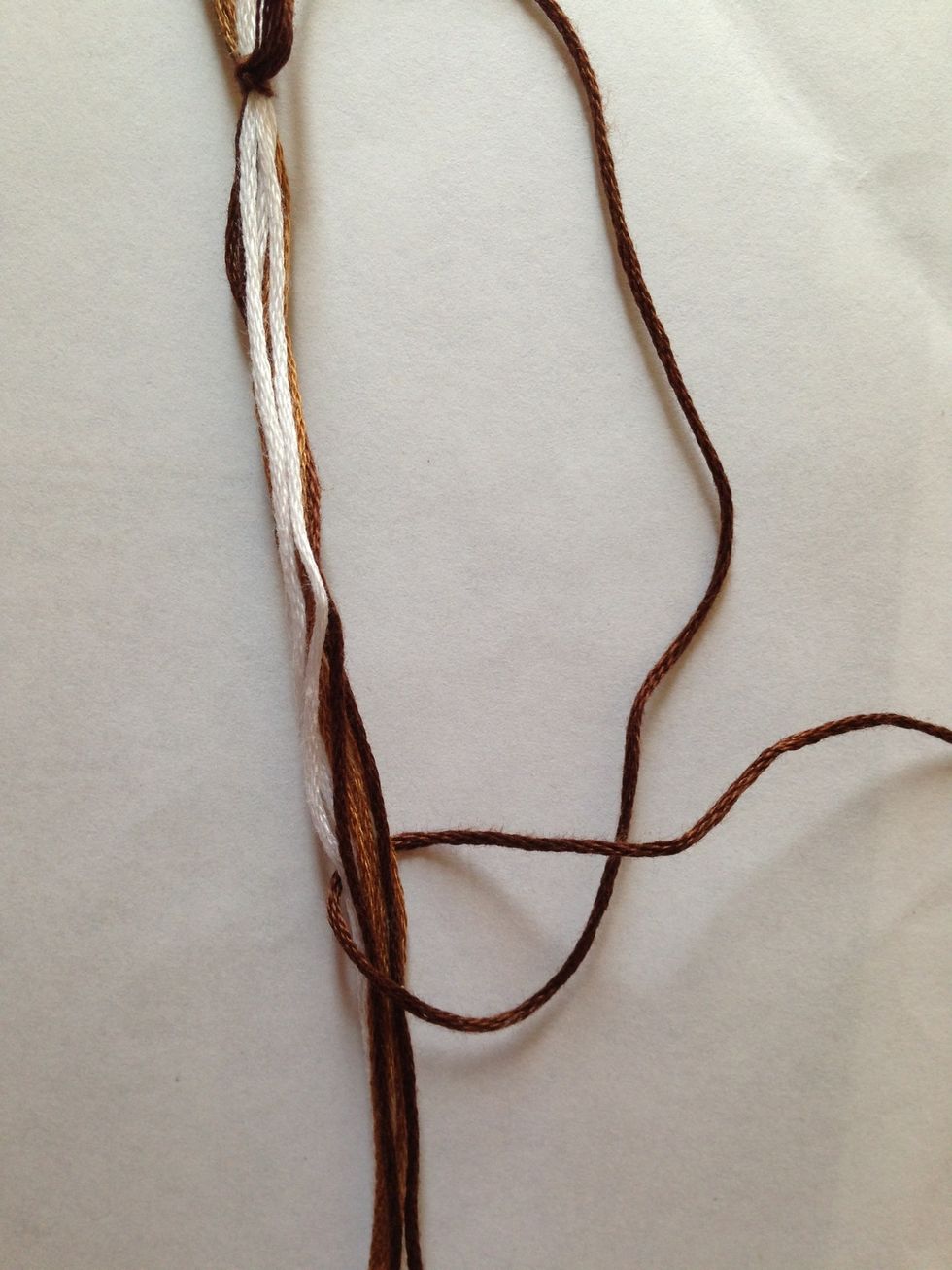 ... cross it back under and pull up, and tighten.