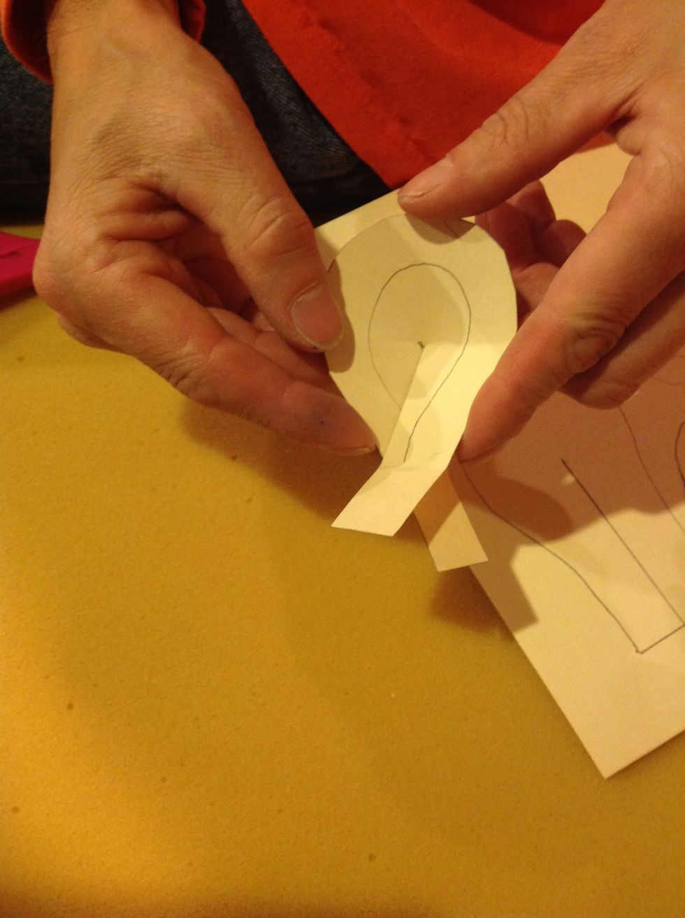 Cross over the "legs"