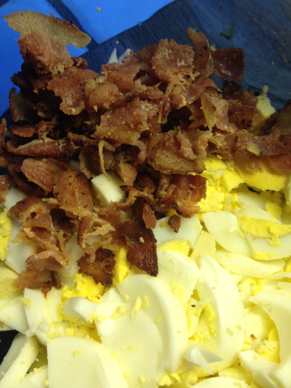 Crumble in the bacon