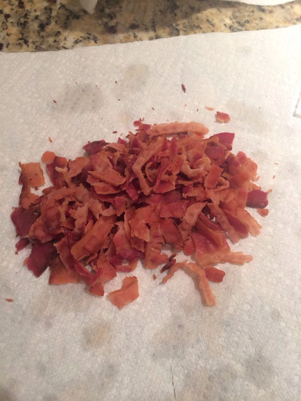 Crumble it up into bits