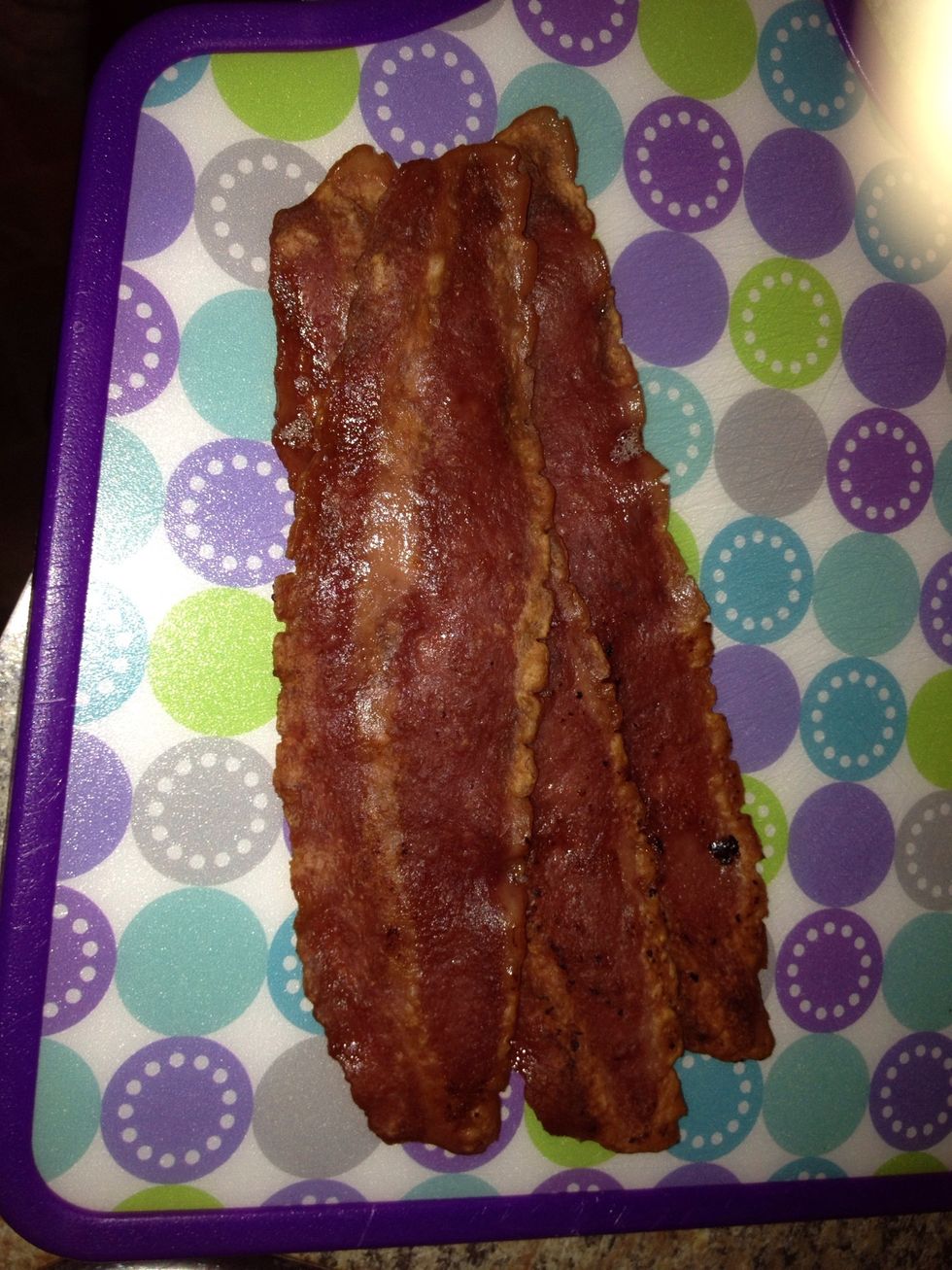 Crumble or chop up bacon