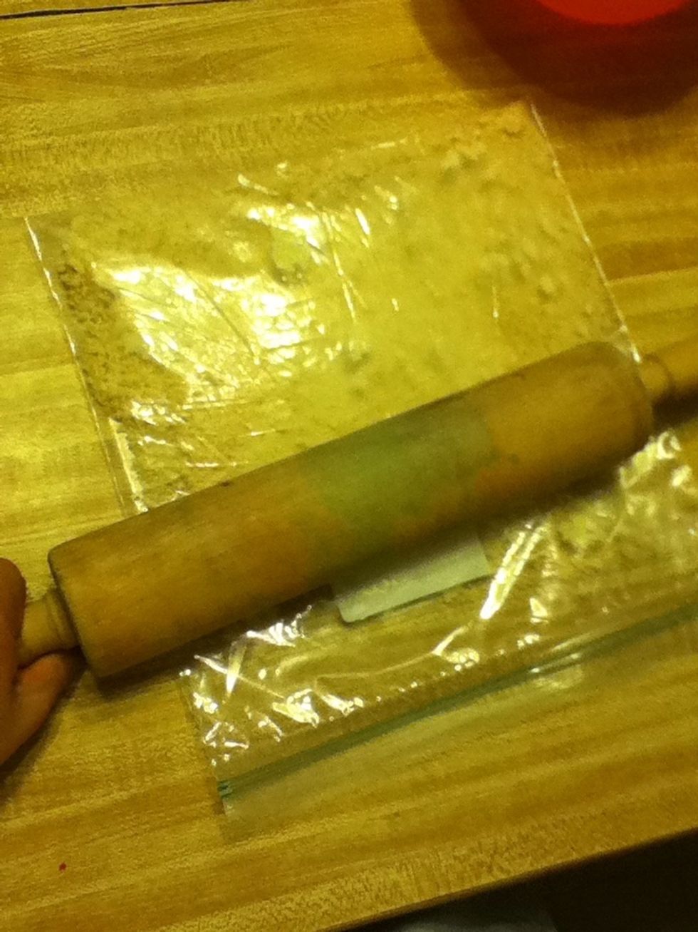 Crumble sandwich cookies in small portions in a food processor, or you can lay out the cookies in a sack and use a roller, scrapping often.