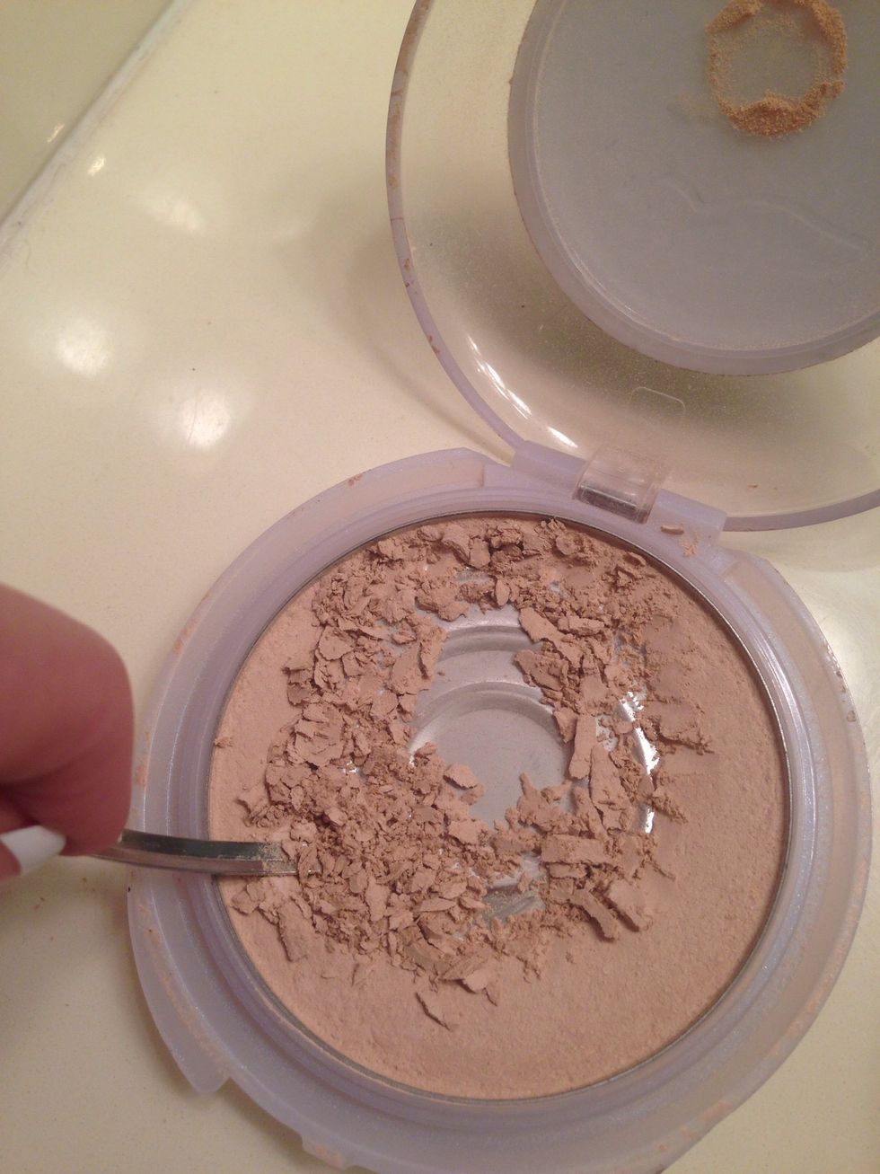 Crush thoroughly with any tool like a bobby pin or hair clip (pictured)