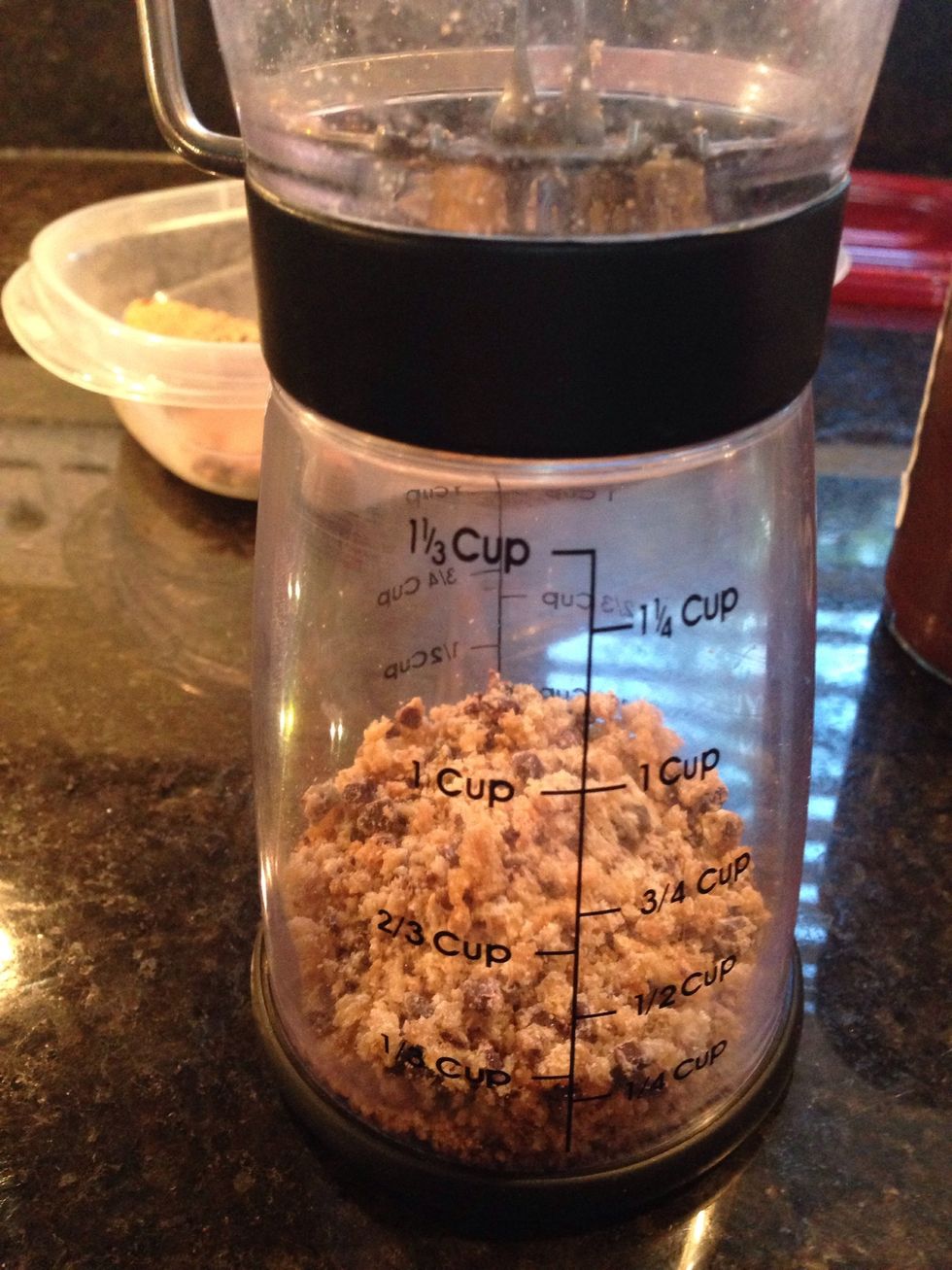 Crush up any kind of cookie into crumbs