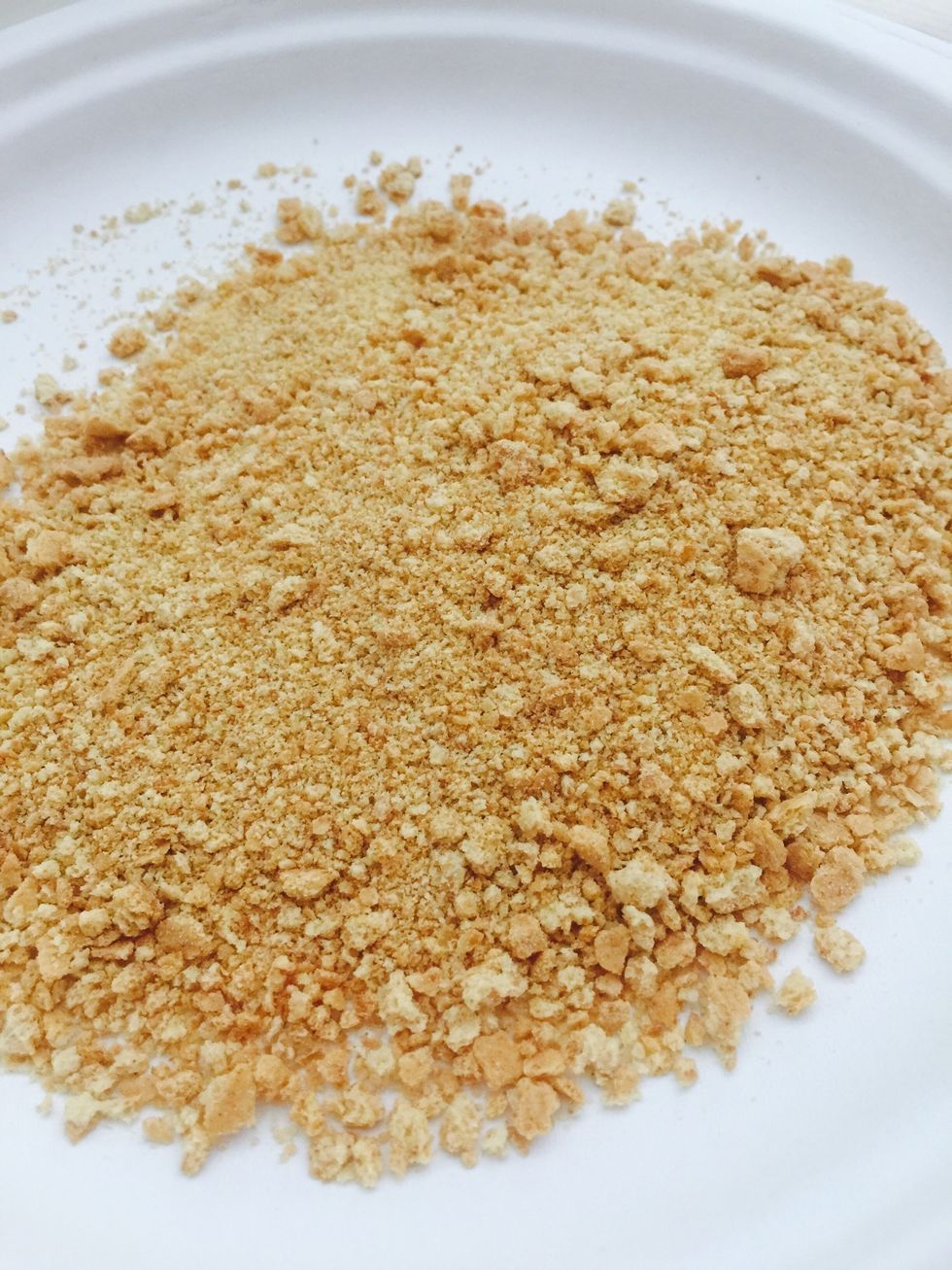 Crushed graham crackers